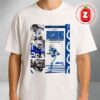 Jonathan Taylor 1000 Rush Yards Milestone Poster Indianapolis Colts 2025 NFL Artwork Unisex T-Shirt