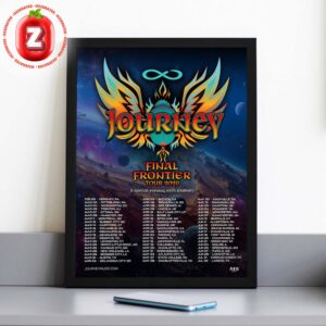 Journey Final Frontier Tour 2026 Dates Galaxy Artwork Home Decor Poster Canvas