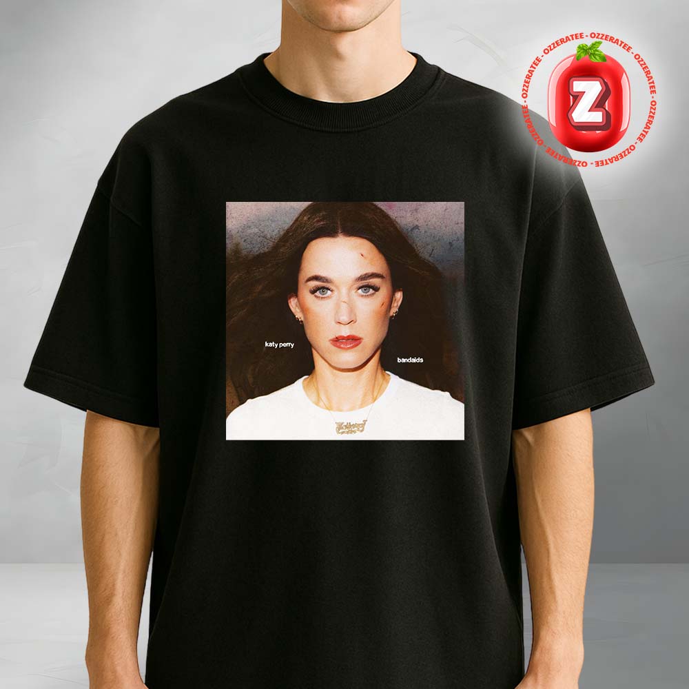 Katy Perry New Song Bandaids Music Artwork 2025 Single Cover Design Unisex T-Shirt Katy Perry New Song Bandaids Music Artwork 2025 Single Cover Design Unisex T-Shirt