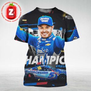 Kyle Larson Hendrick 2x Motorsports 2025 NASCAR Cup Series Champion Racing Celebration All Over Print Shirt