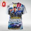 Kyle Larson Hendrick 2x Motorsports 2025 NASCAR Cup Series Champion Racing Victory All Over Print Shirt