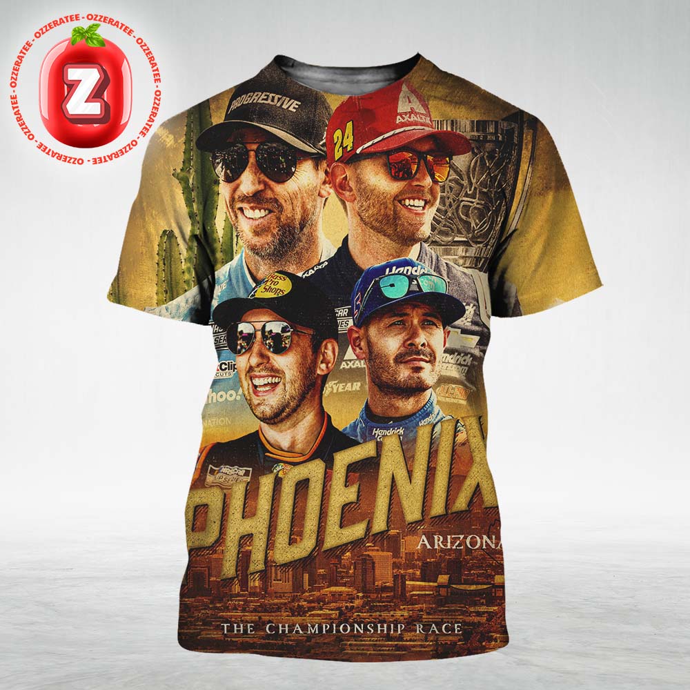 Kyle Larson Hendrick Motorsports The Championship Race NASCAR Cup Series Racing 2025 2x Phoenix Arizona Heat All Over Print Shirt Kyle Larson Hendrick Motorsports The Championship Race NASCAR Cup Series Racing 2025 2x Phoenix Arizona Heat All Over Print Shirt