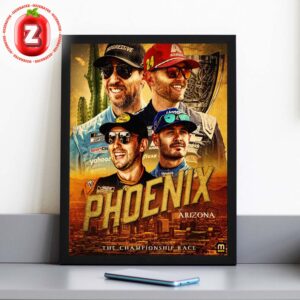 Kyle Larson Hendrick Motorsports The Championship Race NASCAR Cup Series Racing 2025 2x Phoenix Arizona Heat Home Decor Poster Canvas