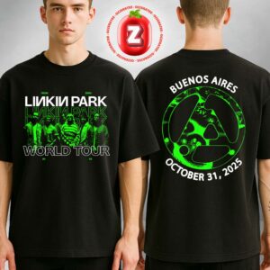 Linkin Park Buenos Aires 2025 Event Tee Parque De La Ciudad On October 31 2025 Two Sides Unisex T-Shirt
