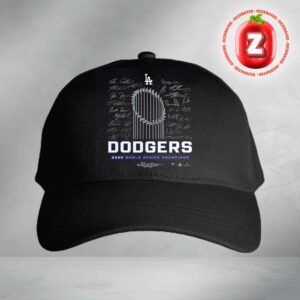 Los Angeles Dodgers MLB 2025 World Series Champions Signature Roster Classic Cap Hat Snapback