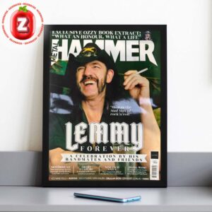 METAL HAMMER #407 December 2025 – Lemmy Kilmister – MOTORHEAD – Ozzy Osbourne – Nine Inch Nails Home Decor Poster Canvas