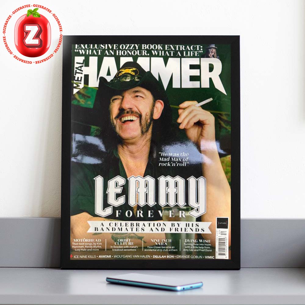 METAL HAMMER #407 December 2025 - Lemmy Kilmister - MOTORHEAD - Ozzy Osbourne - Nine Inch Nails Home Decor Poster Canvas METAL HAMMER #407 December 2025 - Lemmy Kilmister - MOTORHEAD - Ozzy Osbourne - Nine Inch Nails Home Decor Poster Canvas