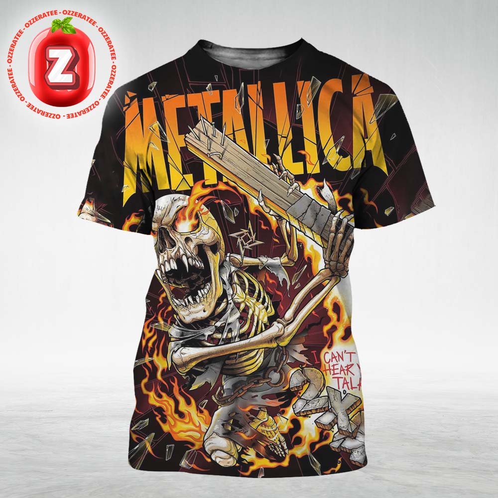 Metallica Live Concert Artwork At Adelaide Oval In Adelaide Australia On November 5 2025 Skull Boombox Design All Over Print Shirt Metallica Live Concert Artwork At Adelaide Oval In Adelaide Australia On November 5 2025 Skull Boombox Design All Over Print Shirt