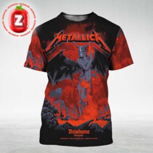 Metallica M72 Brisbane Pop Up Shop Exclusive Poster At Suncorp Stadium In Brisbane Australia On November 12 2025 All Over Print Shirt