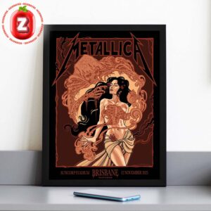 Metallica M72 Brisbane Venue Poster At Australia Suncorp Stadium On 12 November 2025 Serpent Woman Artwork Home Decor Poster Canvas