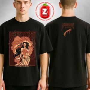 Metallica M72 Brisbane Venue Tee At Australia Suncorp Stadium On 12 November 2025 Serpent Woman Artwork Two Sides Unisex T-Shirt