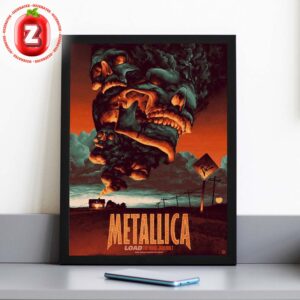 Metallica Music Poster The House Jack Built Artwork Smoke Skull Scene Home Decor Poster Canvas