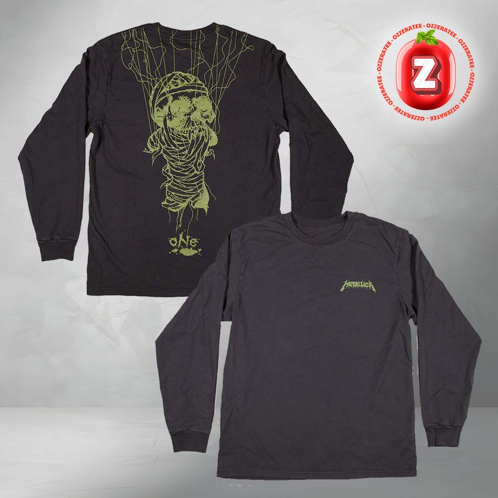 Metallica One Long Sleeve At Cow Palace In Daly City CA On December 13 1988 All Over Print Long Sleeve Metallica One Long Sleeve At Cow Palace In Daly City CA On December 13 1988 All Over Print Long Sleeve