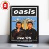 Oasis Live Poster At River Plate Stadium Buenos Aires On May 3 2009 Psychedelic Artwork Music Memorabilia Home Decor Poster Canvas
