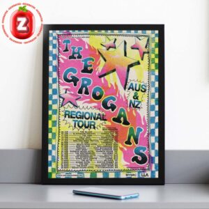 The Grogans Regional Tour Poster At The Island In Papamoa New Zealand On January 9 2026 AUS NZ Tour Artwork Home Decor Poster Canvas