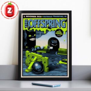 The Offspring Live Show Music At Festhalle In Frankfurt DE On November 2 2025 Supercharged Issue Home Decor Poster Canvas