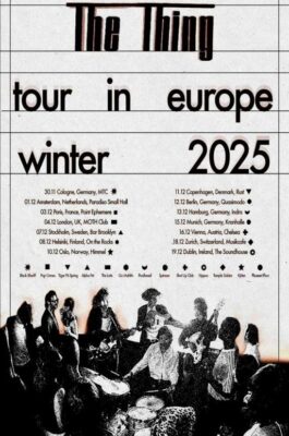 The Thing Tour Europe 2025 Music Art Print At Multiple Venues In Europe On Winter 2025 Edition