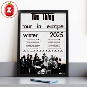 The Thing Tour Europe 2025 Music Art Print At Multiple Venues In Europe On Winter 2025 Edition Home Decor Poster Canvas