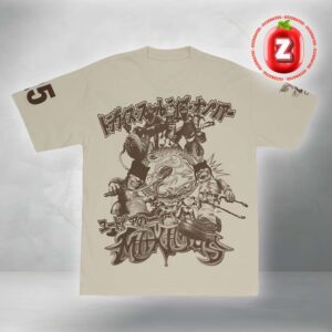 Travis Scott Cactus Jack World Tour Merch Tokyo Pop-up Shop x Takashi Murakami At Shibuya Tokyo On November 7-9 2025 World Tour All Over Print Shirt