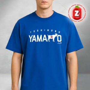Yoshinobu Yamamoto Los Angeles Dodgers BreakingT Unisex GOAT MLB 2025 Unisex T-Shirt