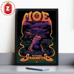 moe. 35th Anniversary Poster At The Joy Theater In New Orleans LA On October 31 And November 1 2025 Home Decor Poster Canvas